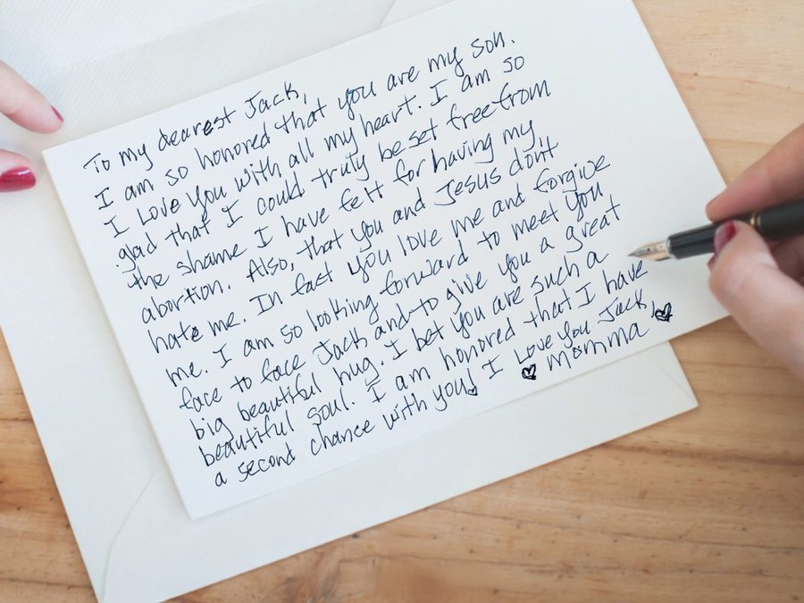 Letter materials and keepsake